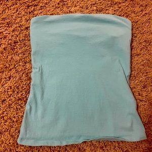 Blue tube top
